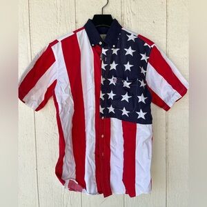 Sun River American Flag Shirt size S